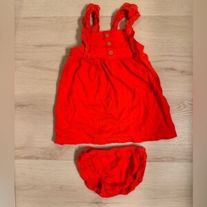 Carter’s 18m Red Dress with Diaper Cover